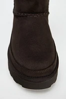 PLATFORM ANKLE BOOTS WITH INNER LINING