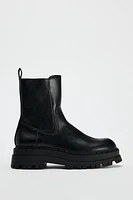 LUG SOLE ANKLE BOOTS