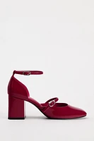 BLOCK HIGH HEEL MARY JANES