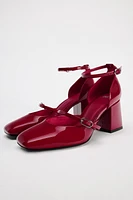 BLOCK HIGH HEEL MARY JANES