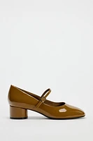 BLOCK HIGH HEEL MARY JANES