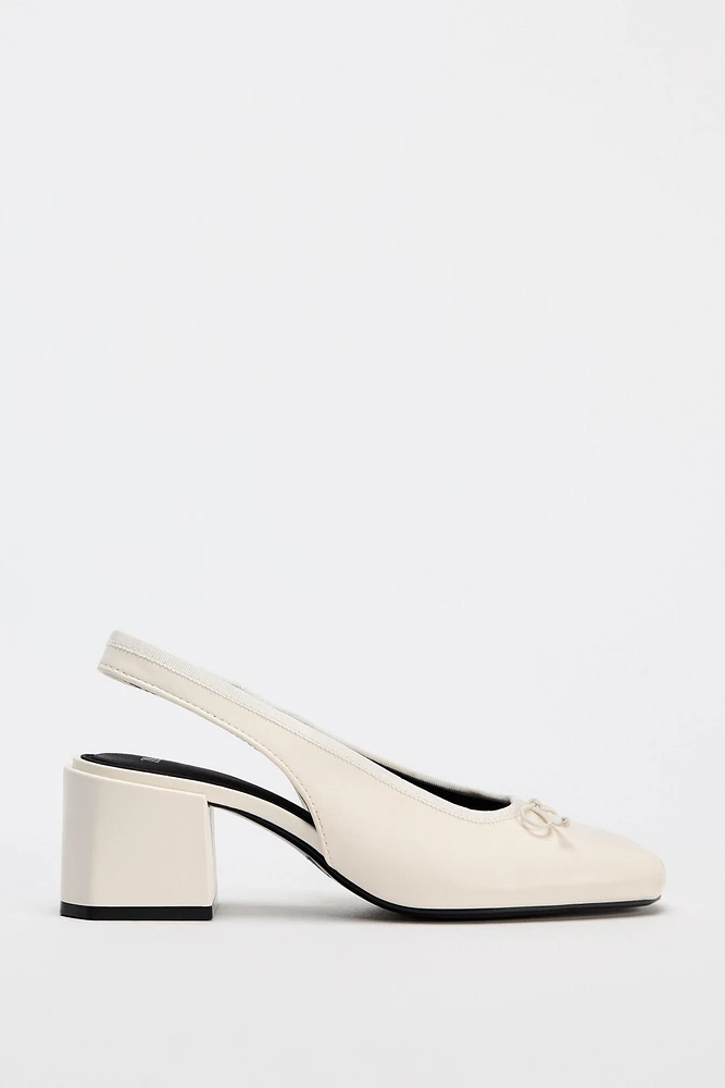 SLINGBACK BALLET FLATS