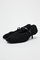 FAUX SHEARLING SHOES