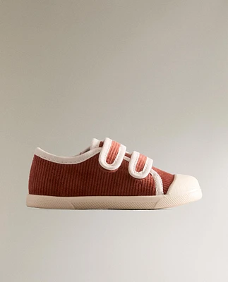 COTTON SNEAKERS WITH STRAPS