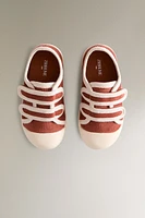 COTTON SNEAKERS WITH STRAPS