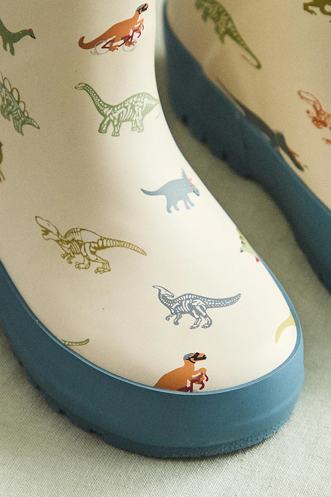 DINOSAUR RAIN BOOTS