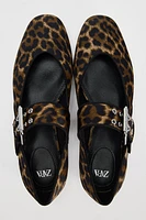 ANIMAL PRINT BALLET FLATS