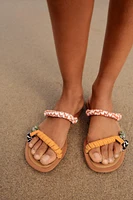 STRAPPY CORD SANDALS