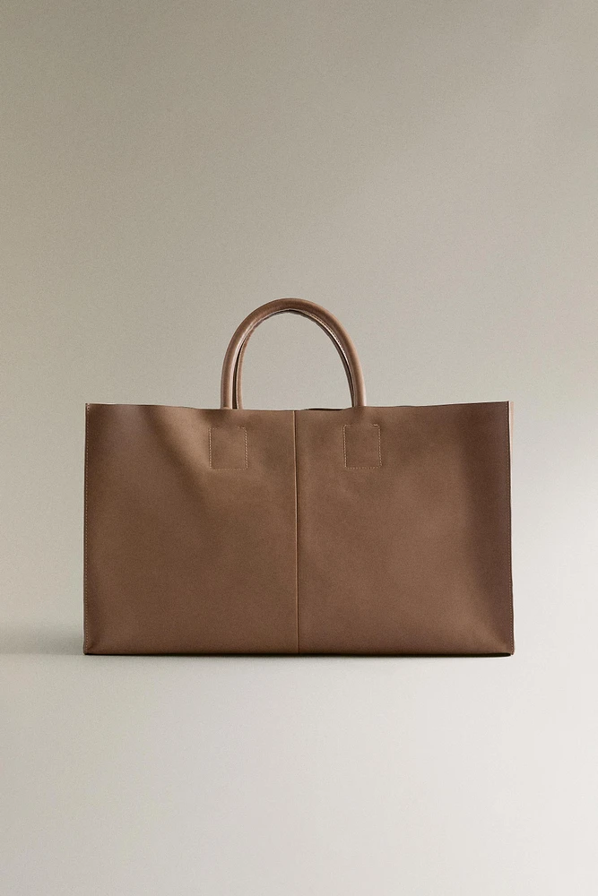 SAC CABAS EN CUIR