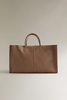 LEATHER TOTE BAG