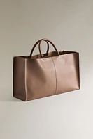 SAC CABAS EN CUIR