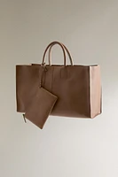 LEATHER TOTE BAG