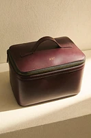 SMALL LEATHER TOILETRY BAG