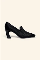 SQUARE TOE LEATHER HEELS LIMITED EDITION