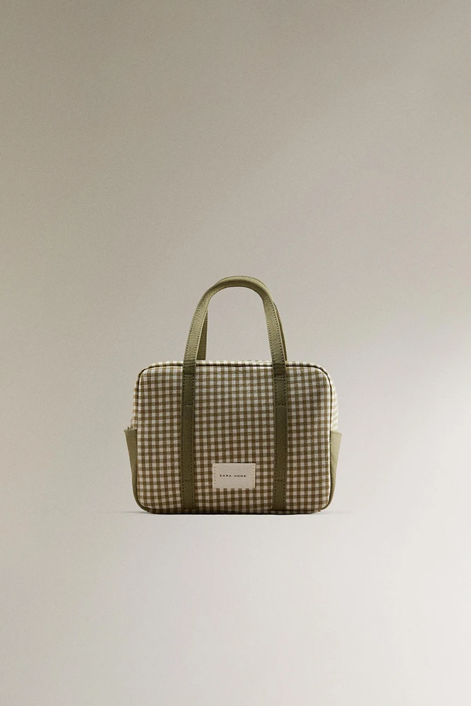 THERMAL GINGHAM LUNCH BOX