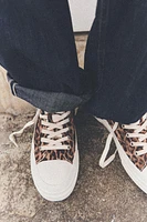 ANIMAL PRINT CASUAL SNEAKERS