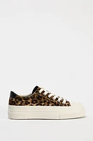 ANIMAL PRINT CASUAL SNEAKERS