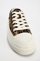 ANIMAL PRINT CASUAL SNEAKERS