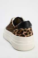 ANIMAL PRINT CASUAL SNEAKERS