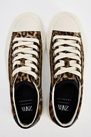 ANIMAL PRINT CASUAL SNEAKERS