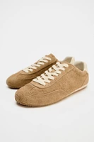 ATHLETIC SUEDE SNEAKERS