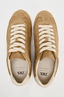 ATHLETIC SUEDE SNEAKERS