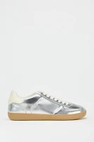 METALLIC EFFECT SNEAKERS