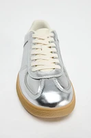 METALLIC EFFECT SNEAKERS