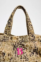 ANIMAL EMBOSSED SHOPPER BAG