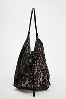 SATIN EFFECT TOTE BAG