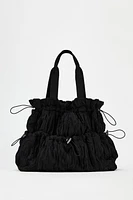 RUCHED SHOULDER BAG