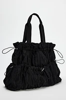 RUCHED SHOULDER BAG