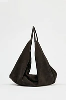 SUEDE BUCKET BAG