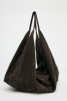 SUEDE BUCKET BAG