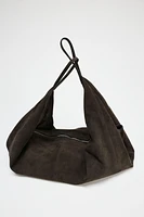 SUEDE BUCKET BAG