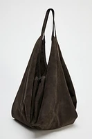 SUEDE BUCKET BAG