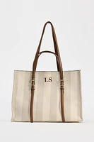 STRIPED TOTE BAG