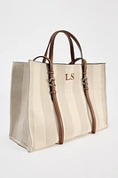 STRIPED TOTE BAG