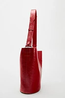 LEATHER BUCKET BAG