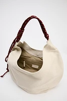 ROPE HANDLE SHOULDER BAG