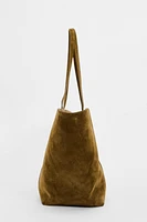 SUEDE TOTE BAG