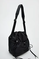 NYLON BUCKET BAG