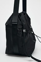 NYLON BUCKET BAG