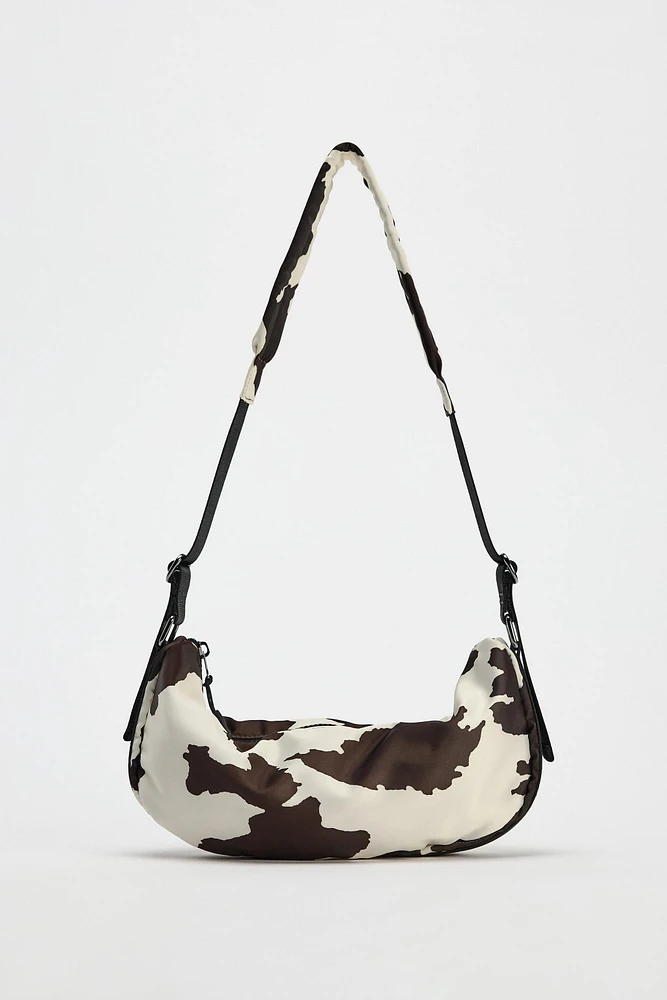 ANIMAL PRINT OVAL BAG