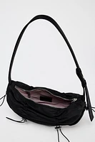 RUCHED SHOULDER BAG