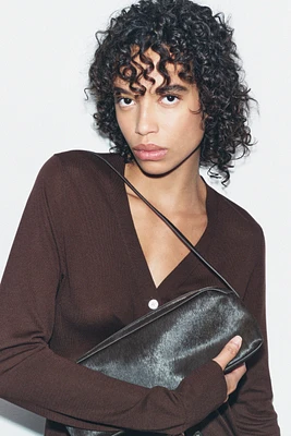 LEATHER SHOULDER BAG