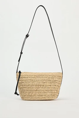 WOVEN CROSSBODY BAG