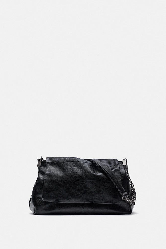 ROCK STYLE FLAP SHOULDER BAG