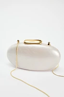 GOLD CLOSURE BOX CLUTCH