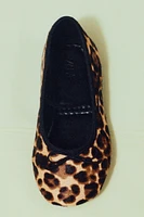 ANIMAL PRINT LEATHER MARY JANES